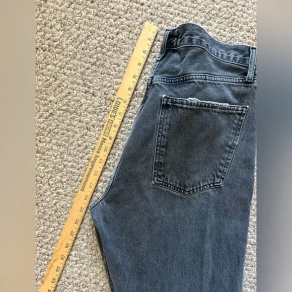 Agolde 90”s Pinch Waist Grey Jeans Button Fly size 30 - Picture 6 of 8